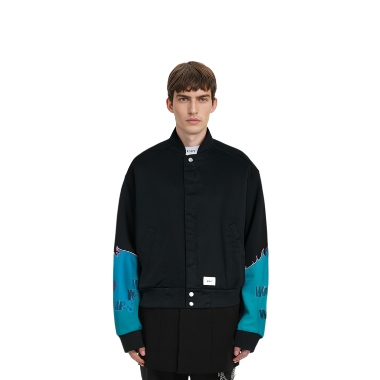 Purchase WTAPS Drifters Black Bomber Jacket 201BRDTJKM04