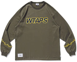 WTAPS DRIFTERS LS COPO Flame Embroidery Long Sleeve T-Shirt 202ATDT-CSM17 WTAPS DRIFTERS LS COPO Flame Embroidery Long Sleeve T-Shirt 202ATDT-CSM17
