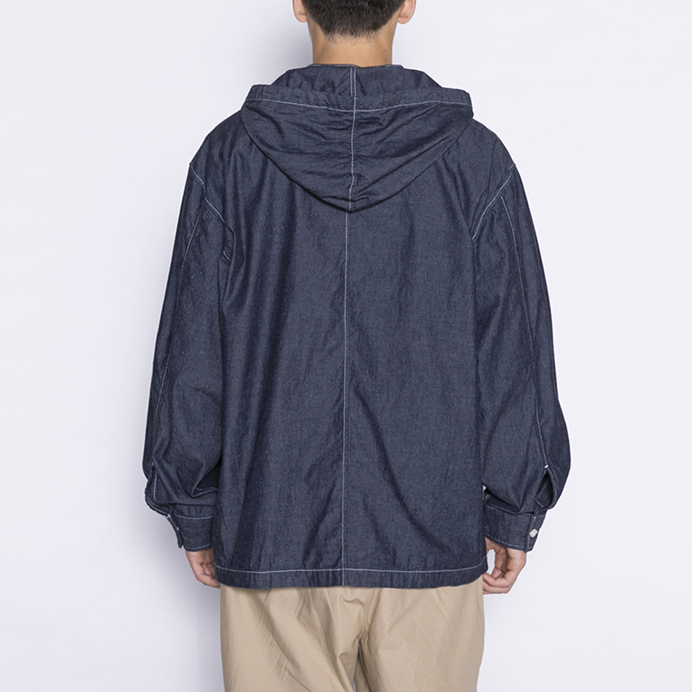 WTAPS Embroidered Logo Buttoned Denim Hoodie 211BRDT-SHM05 圖 6