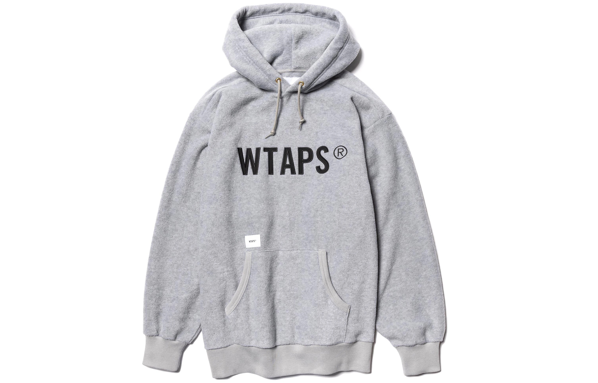 WTAPS Embroidered Logo Hoodie Unisex Gray 192ATDT-CSM25