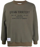 WTAPS Embroidered Pullover Sweatshirt Unisex Gray Green 202ATDT-CSM33 WTAPS Embroidered Pullover Sweatshirt Unisex Gray Green 202ATDT-CSM33