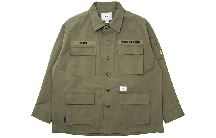 WTAPS Four-Pocket Long Sleeve Workwear Jacket 202WVDT-SHM01