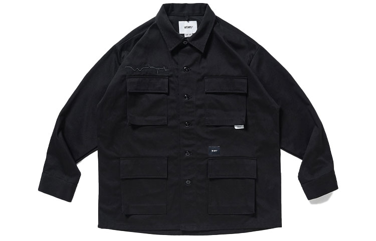 Lookbook WTAPS FW21 刺繡四口袋襯衫外套 212WVDT-SHM02