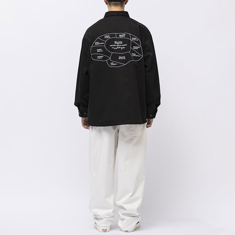 Purchase WTAPS FW21 刺繡四口袋襯衫外套 212WVDT-SHM02