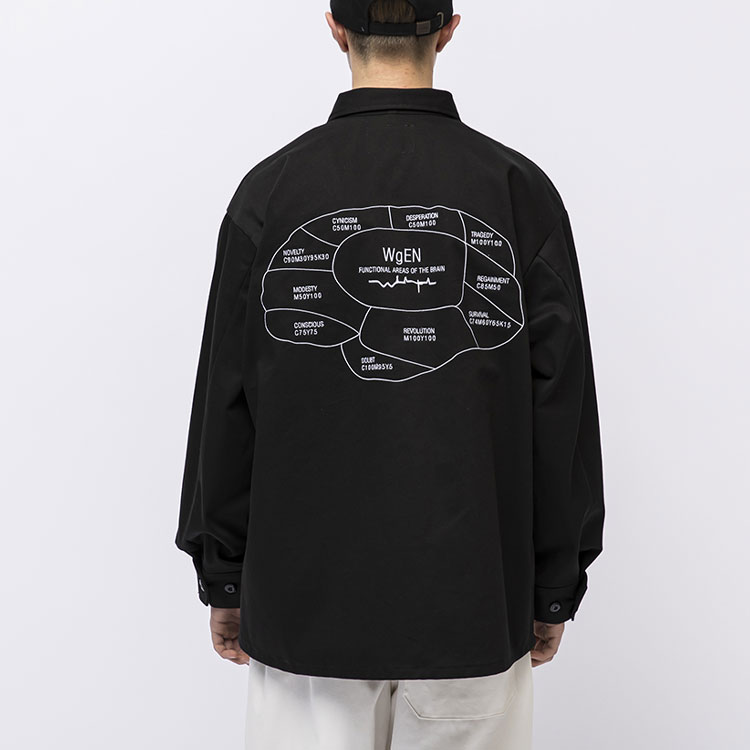 Cheap WTAPS FW21 刺繡四口袋襯衫外套 212WVDT-SHM02