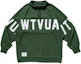 Buy WTAPS FW21 Half-Zip Pullover Sweatshirt with Letter Print Unisex. 212ATDT-CSM12
