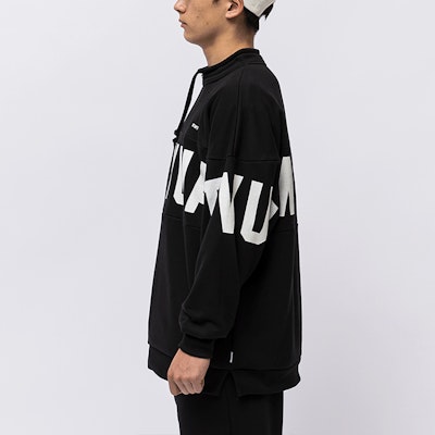 WTAPS FW21 Half-Zip Pullover Sweatshirt with Letter Print Unisex. 212ATDT-CSM12 Purchase WTAPS FW21 Half-Zip Pullover Sweatshirt with Letter Print Unisex. 212ATDT-CSM12