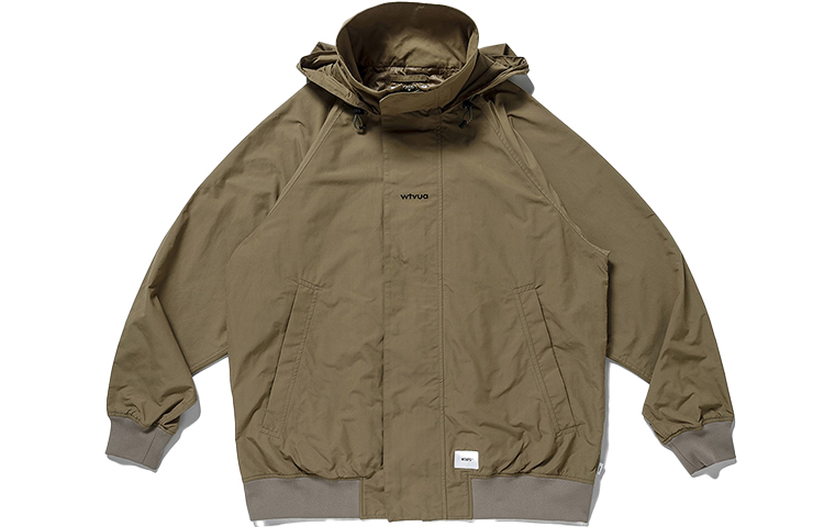 Order WTAPS FW21 Letter Logo Printed Hooded Jacket for Men. 212WVDT-JKM03