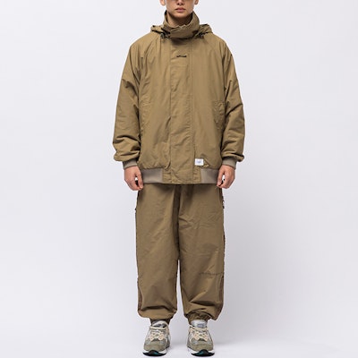 WTAPS FW21 Letter Logo Printed Hooded Jacket for Men. 212WVDT-JKM03 Lookbook WTAPS FW21 Letter Logo Printed Hooded Jacket for Men. 212WVDT-JKM03