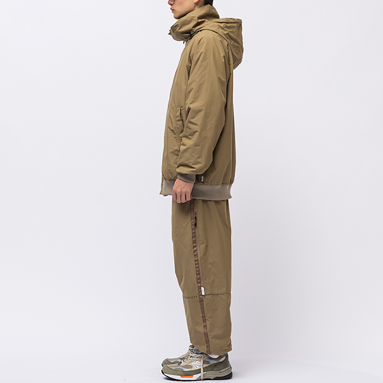 Purchase WTAPS FW21 Letter Logo Printed Hooded Jacket for Men. 212WVDT-JKM03