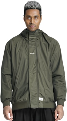 WTAPS FW21 Letter Logo Printed Hooded Jacket for Men. 212WVDT-JKM03 1