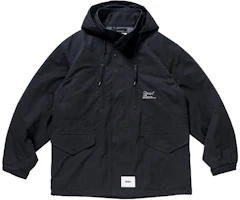 WTAPS FW21 Logo Drawstring Hooded Jacket Outerwear 212WVDT-JKM05 WTAPS FW21 Logo Drawstring Hooded Jacket Outerwear 212WVDT-JKM05