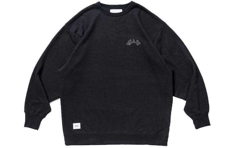 WTAPS FW21 Plain Pullover Sweatshirt Mens 212ATDT-CSM14
