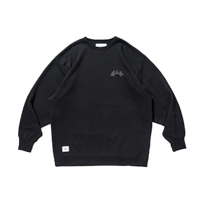 WTAPS FW21 Plain Pullover Sweatshirt Mens 212ATDT-CSM14