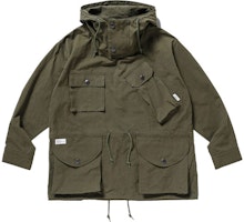WTAPS FW21 Solid Color Multi-Pocket Drawstring Hooded Jacket Men. 212WVDT-JKM04 WTAPS FW21 Solid Color Multi-Pocket Drawstring Hooded Jacket Men. 212WVDT-JKM04
