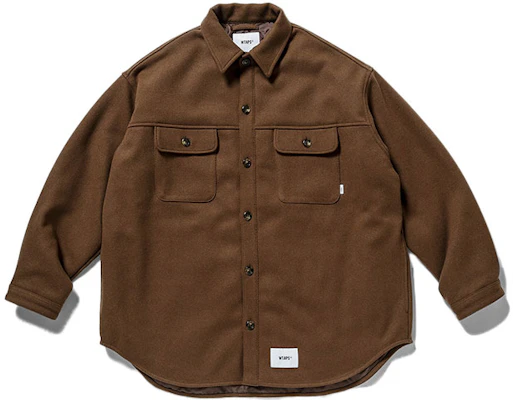 WTAPS FW21 Wool Shirt Jacket for Men 212WVDT-JKM01 Buy WTAPS FW21 Wool Shirt Jacket for Men 212WVDT-JKM01