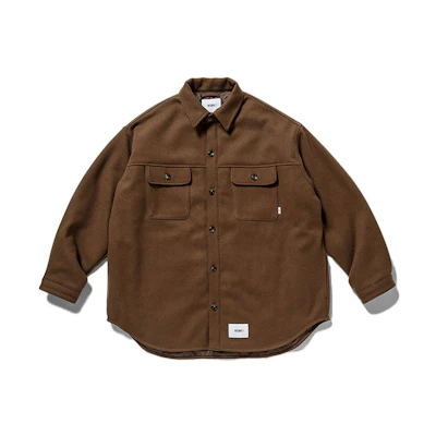 WTAPS FW21 Wool Shirt Jacket for Men 212WVDT-JKM01