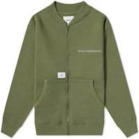 WTAPS FW22 Full-Zip Collarless Embroidered Patch Jacket Olive Green 212ATDT-CSM21-OVD WTAPS FW22 Full-Zip Collarless Embroidered Patch Jacket Olive Green 212ATDT-CSM21-OVD