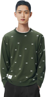 WTAPS FW22 Graphic Print Crewneck Long Sleeve Sweater Menswear. 222ATDT-CSM25 Sizing WTAPS FW22 Graphic Print Crewneck Long Sleeve Sweater Menswear. 222ATDT-CSM25