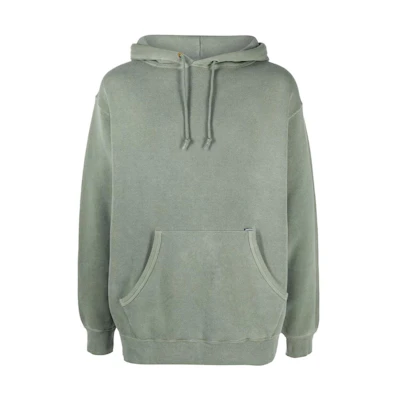 WTAPS FW22 Green Hooded Jacket with Drawstring and Ribbed Details Men 212ATDTCSM05OLIVE