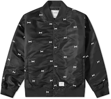 WTAPS FW22 Letter Print Stand Collar Jacket Black Unisex 212TQDT-JKM01-BLK WTAPS FW22 Letter Print Stand Collar Jacket Black Unisex 212TQDT-JKM01-BLK