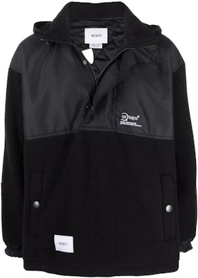 WTAPS FW22 Logo Embroidered Paneled Long Sleeve Jacket Black 212TQDTJKM02BLACK Buy WTAPS FW22 Logo Embroidered Paneled Long Sleeve Jacket Black 212TQDTJKM02BLACK