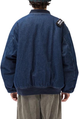 WTAPS FW22 Logo Patch Zip-Up Jacket Blue Long Sleeve Outerwear 222WVDT-JKM06 Purchase WTAPS FW22 Logo Patch Zip-Up Jacket Blue Long Sleeve Outerwear 222WVDT-JKM06