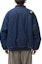 Purchase WTAPS FW22 Logo Patch Zip-Up Jacket Blue Long Sleeve Outerwear 222WVDT-JKM06
