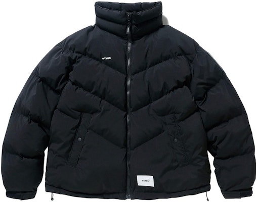 WTAPS FW22 Logo Print High-Neck Zip-Up Jacket Black Outerwear. 222BRDT-JKM02 Buy WTAPS FW22 Logo Print High-Neck Zip-Up Jacket Black Outerwear. 222BRDT-JKM02