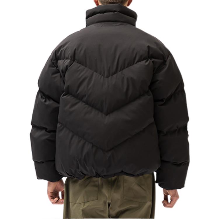 Purchase WTAPS FW22 Logo Print High-Neck Zip-Up Jacket Black  Outerwear. 222BRDT-JKM02