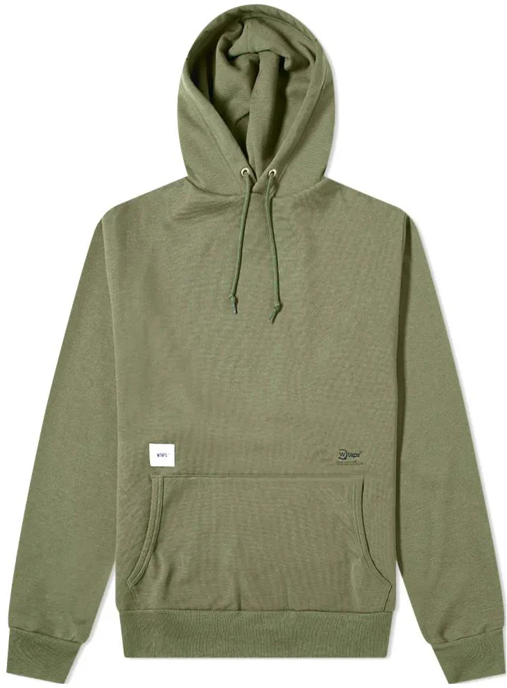 wtaps-fw-22-military-green-pullover-hoodie-with-pockets-202-atdt-csm-19-od