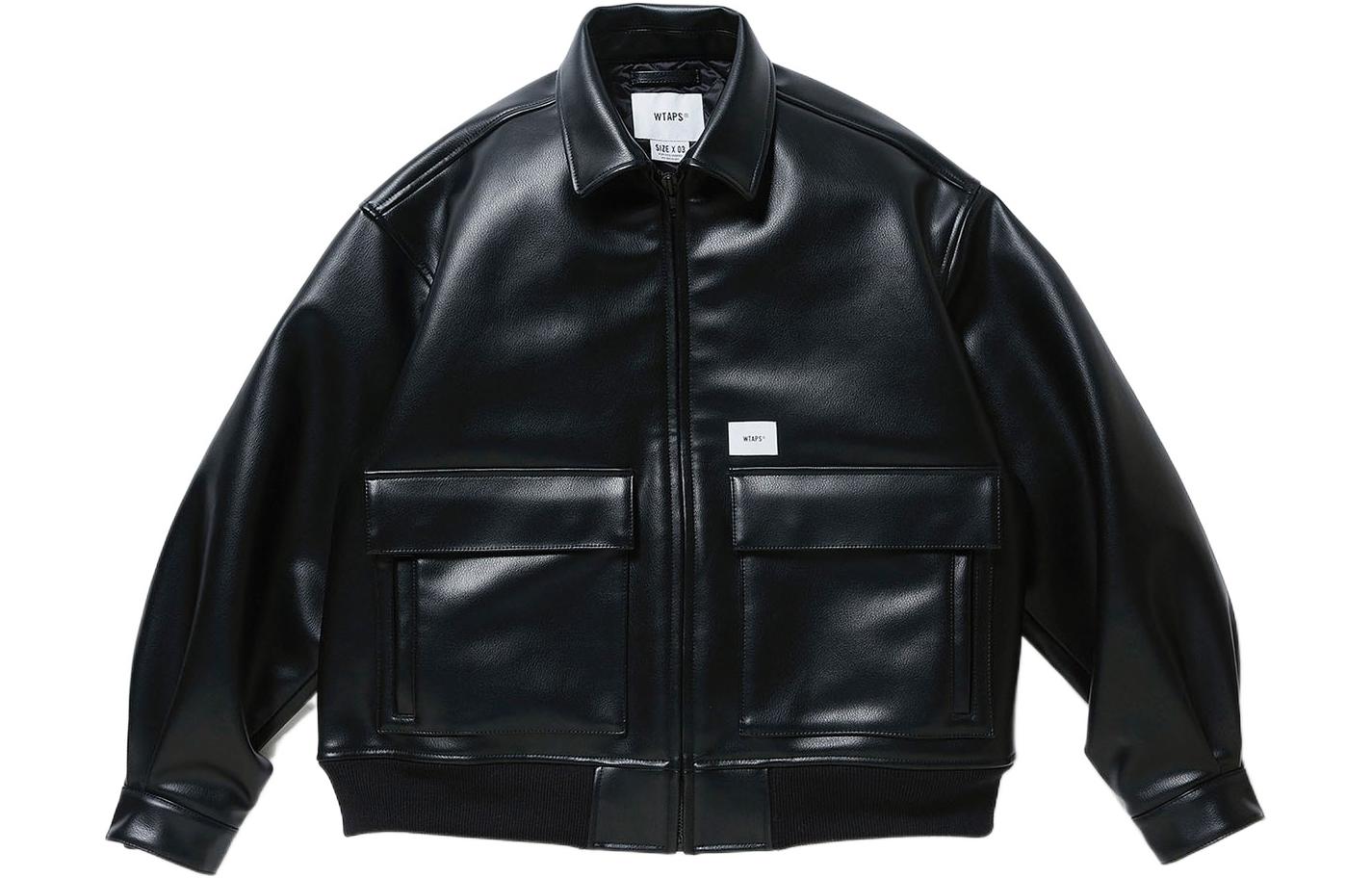 WTAPS FW22 Plain Collar Zip-Up Jacket Long Sleeve  Outerwear. 222BRDT-JKM07