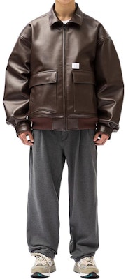 WTAPS FW22 Plain Collar Zip-Up Jacket Long Sleeve Outerwear. 222BRDT-JKM07 Shop WTAPS FW22 Plain Collar Zip-Up Jacket Long Sleeve Outerwear. 222BRDT-JKM07