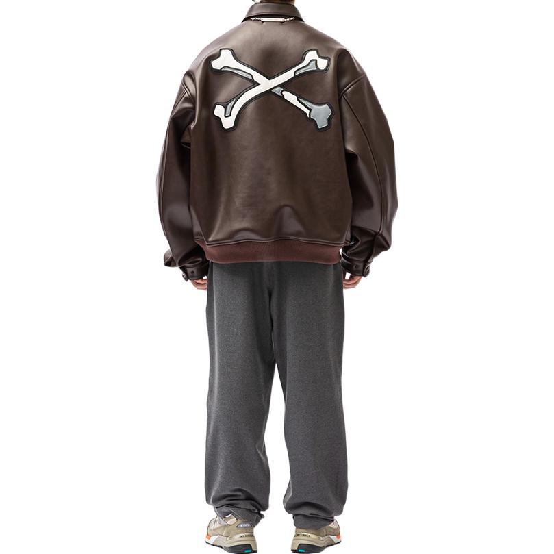 Purchase WTAPS FW22 Plain Collar Zip-Up Jacket Long Sleeve  Outerwear. 222BRDT-JKM07