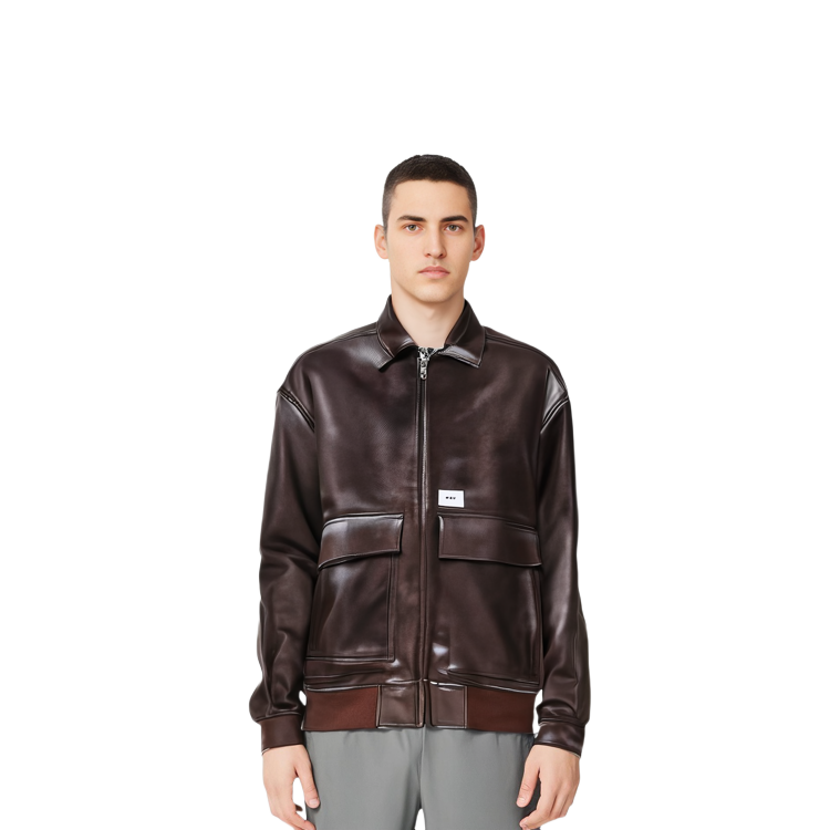 Sizing WTAPS FW22 Plain Collar Zip-Up Jacket Long Sleeve  Outerwear. 222BRDT-JKM07