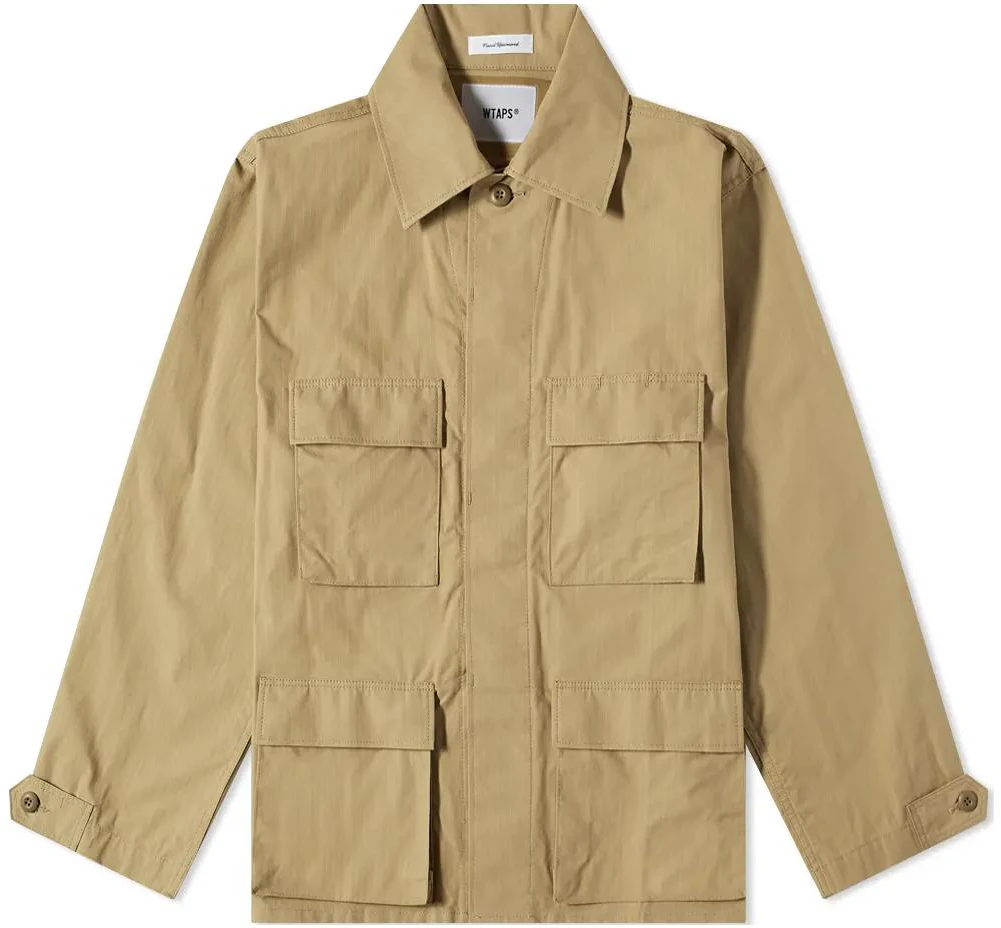 wtaps-fw-22-plain-collared-multi-pocket-long-sleeve-jacket-212-wvdt-shm-01-bge