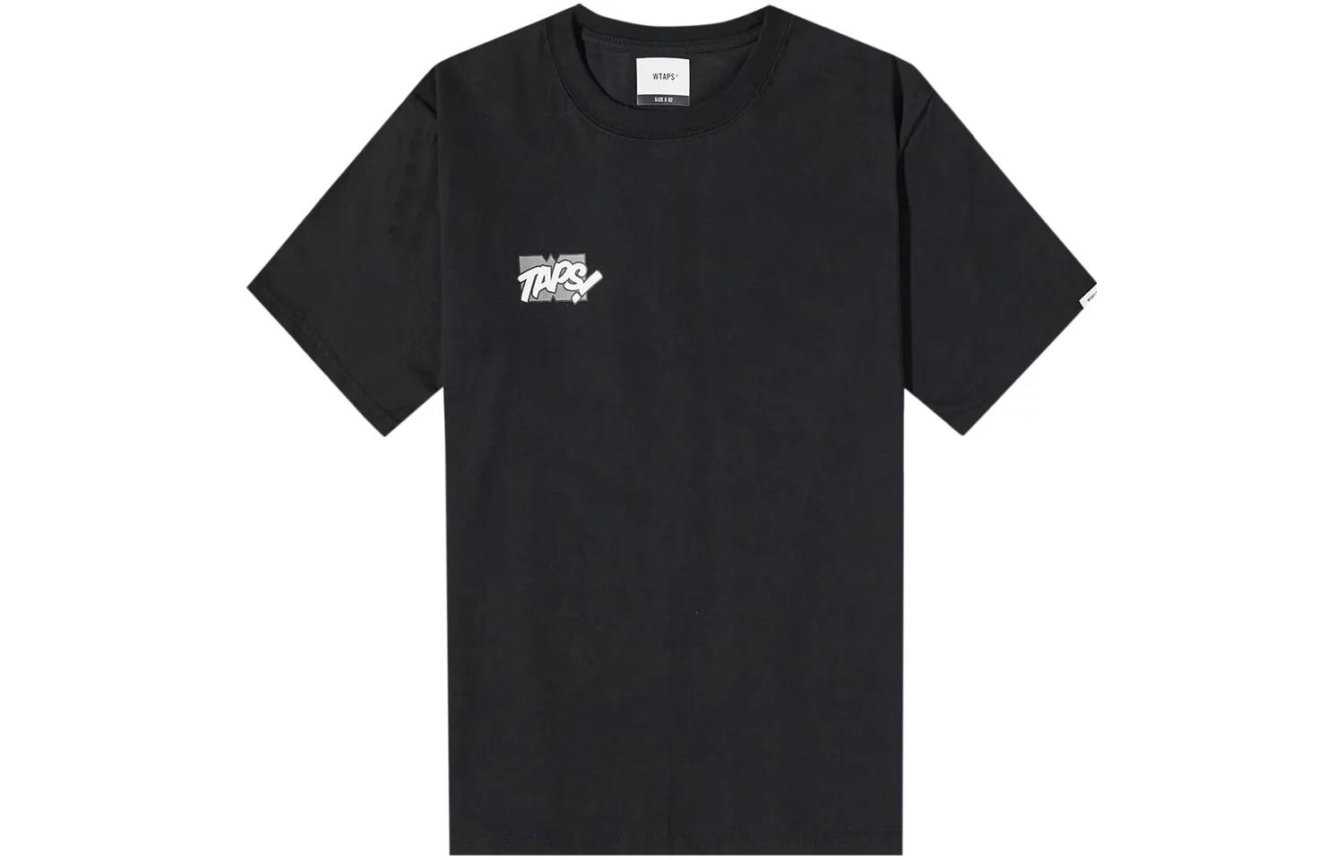 WTAPS FW22 Plain Crewneck Short Sleeve T-Shirt Black () 221PCDT-ST09S-BLACLK