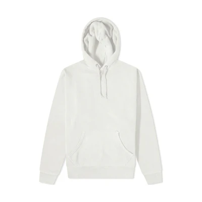 WTAPS FW22 Plain Pullover Hoodie White Menswear 212ATDT-CSM05-OWH