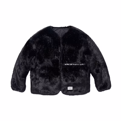 WTAPS FW22 Solid Color Logo Badge Zip-Up Jacket Long Sleeve Outerwear. 222BRDT-JKM06