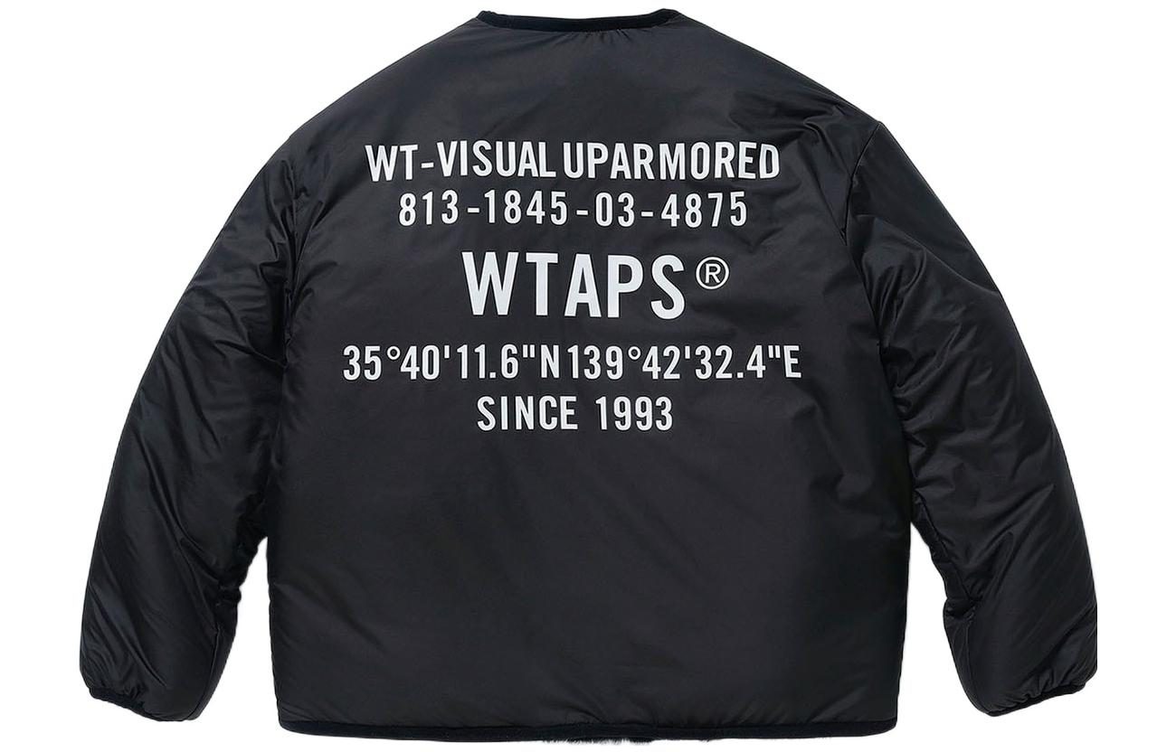Shop WTAPS FW22 Solid Color Logo Badge Zip-Up Jacket Long Sleeve  Outerwear. 222BRDT-JKM06