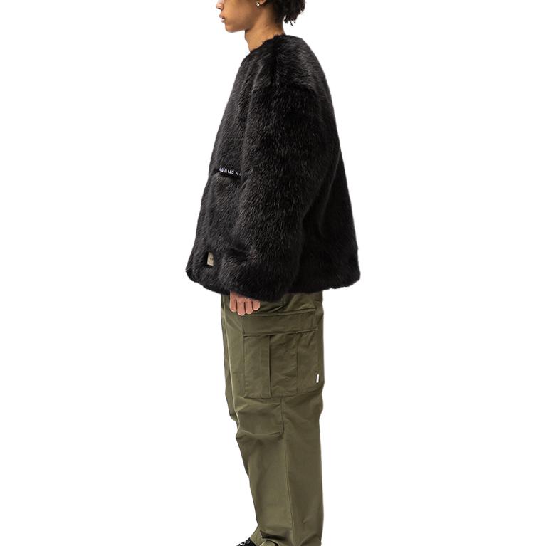 Sizing WTAPS FW22 Solid Color Logo Badge Zip-Up Jacket Long Sleeve  Outerwear. 222BRDT-JKM06