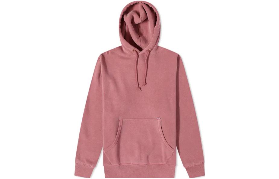 WTAPS FW22 Solid Color Pullover Hoodie Red 212ATDT-CSM05-RED