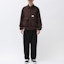 Lookbook WTAPS FW23 Colorblock Long Sleeve Jacket Black/Brown 232BRDT-JKM04