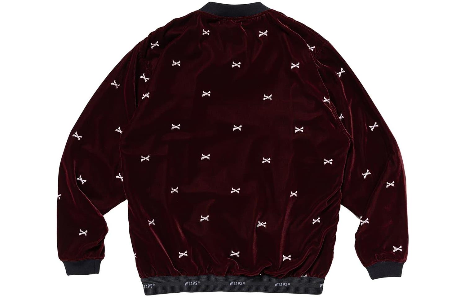 Lookbook WTAPS FW23 All-Over Print Crewneck Long Sleeve Sweatshirt Men 232TQDT-SHM04