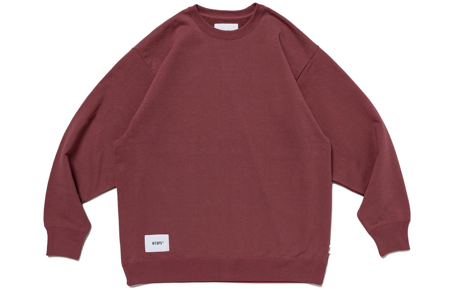 Lookbook WTAPS FW23 Crewneck Pullover Casual Long Sleeve Sweatshirt . 232ATDT-CSM19