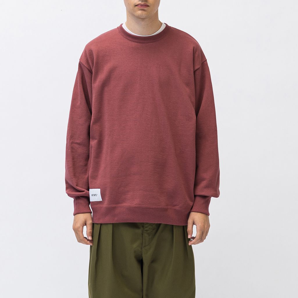 Shop WTAPS FW23 Crewneck Pullover Casual Long Sleeve Sweatshirt . 232ATDT-CSM19