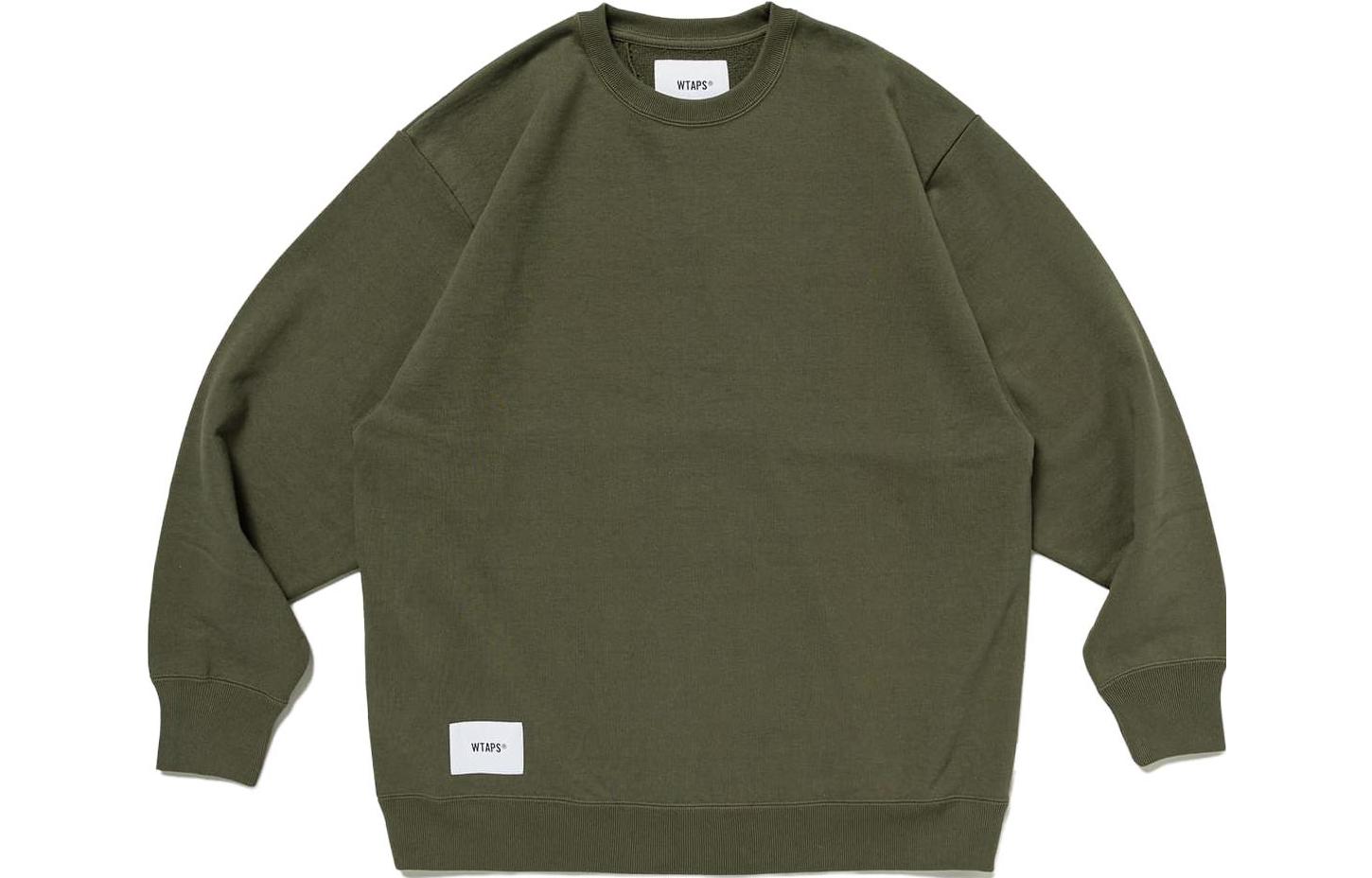 Details for WTAPS FW23 Crewneck Pullover Casual Long Sleeve Sweatshirt . 232ATDT-CSM19