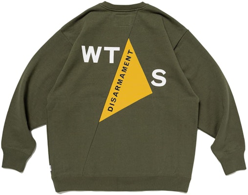 WTAPS FW23 Crewneck Pullover Casual Long Sleeve Sweatshirt . 232ATDT-CSM19 Sizing WTAPS FW23 Crewneck Pullover Casual Long Sleeve Sweatshirt . 232ATDT-CSM19