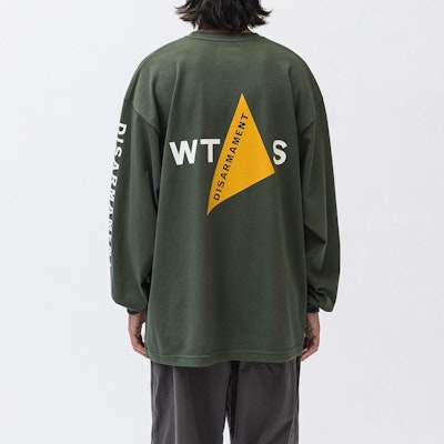 WTAPS FW23 Crewneck Pullover Casual Long Sleeve Sweatshirt . 232ATDT-CSM19 1