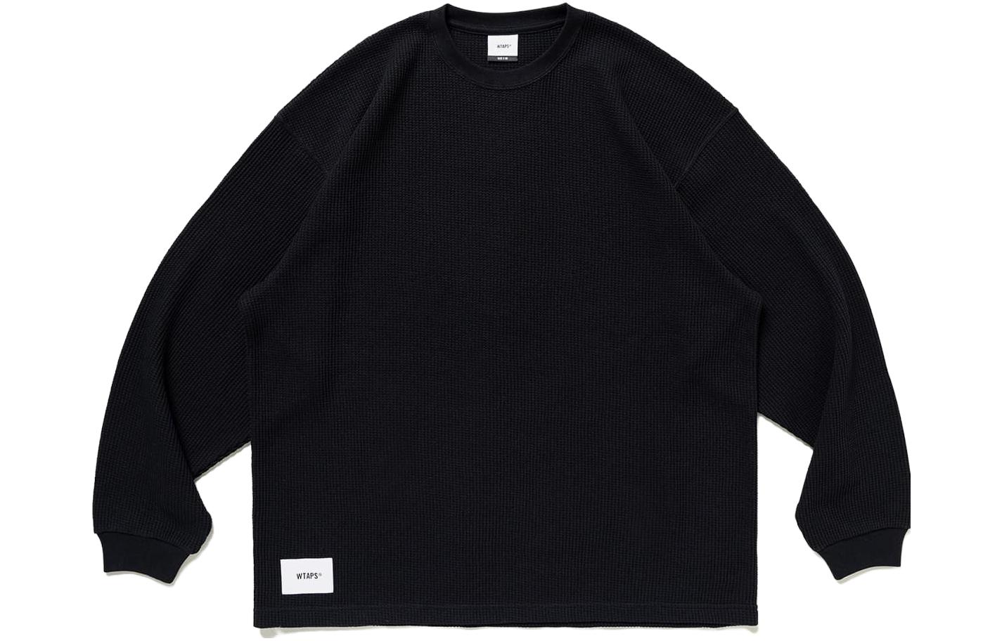 WTAPS FW23 Crewneck Pullover Long-Sleeve Casual Sweatshirt 232ATDT-CSM17